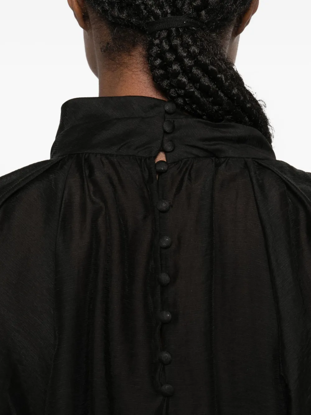 Iro Nahae Asymmetric Blouse In Black