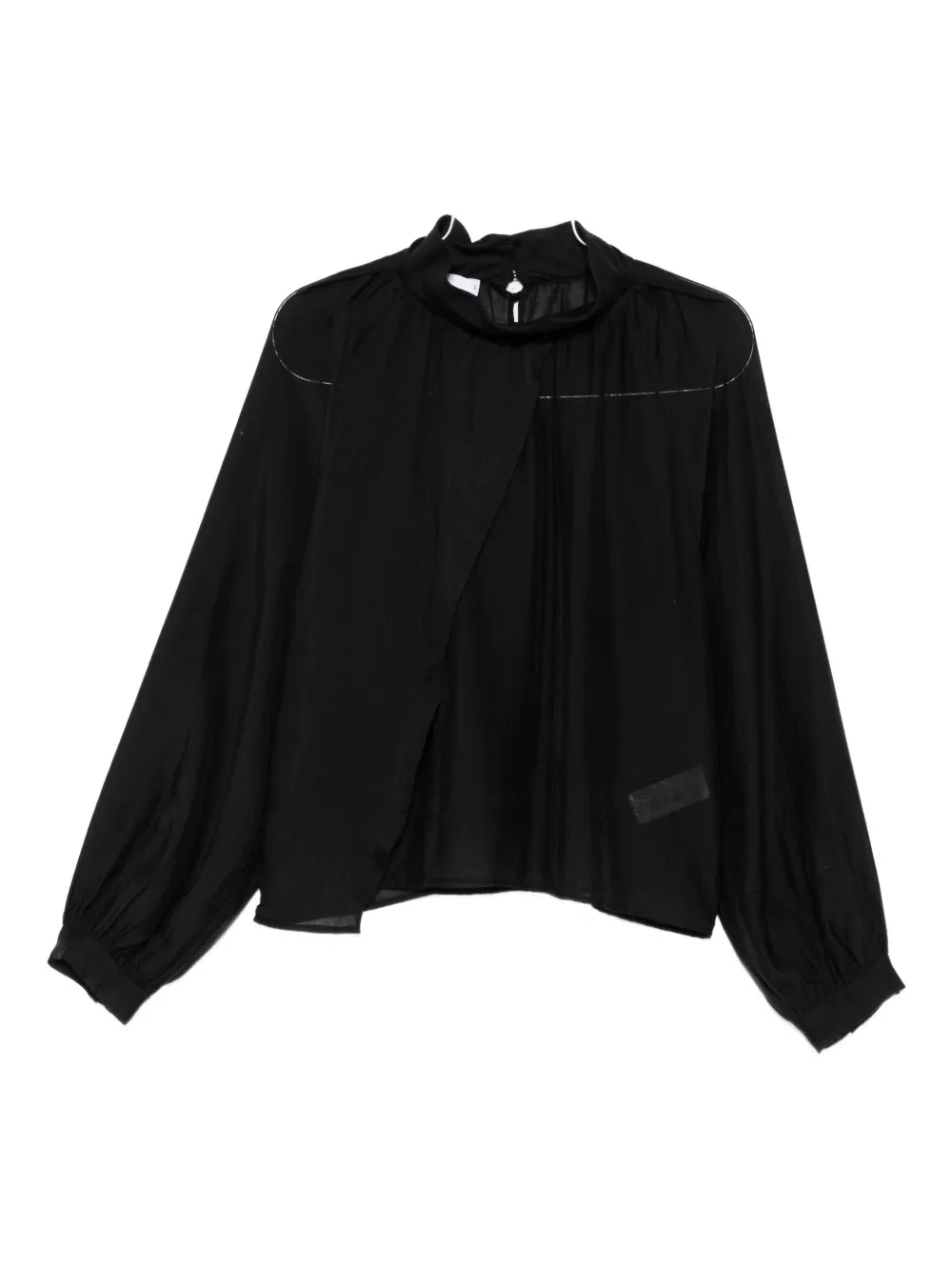 Iro Nahae Asymmetric Blouse In Black