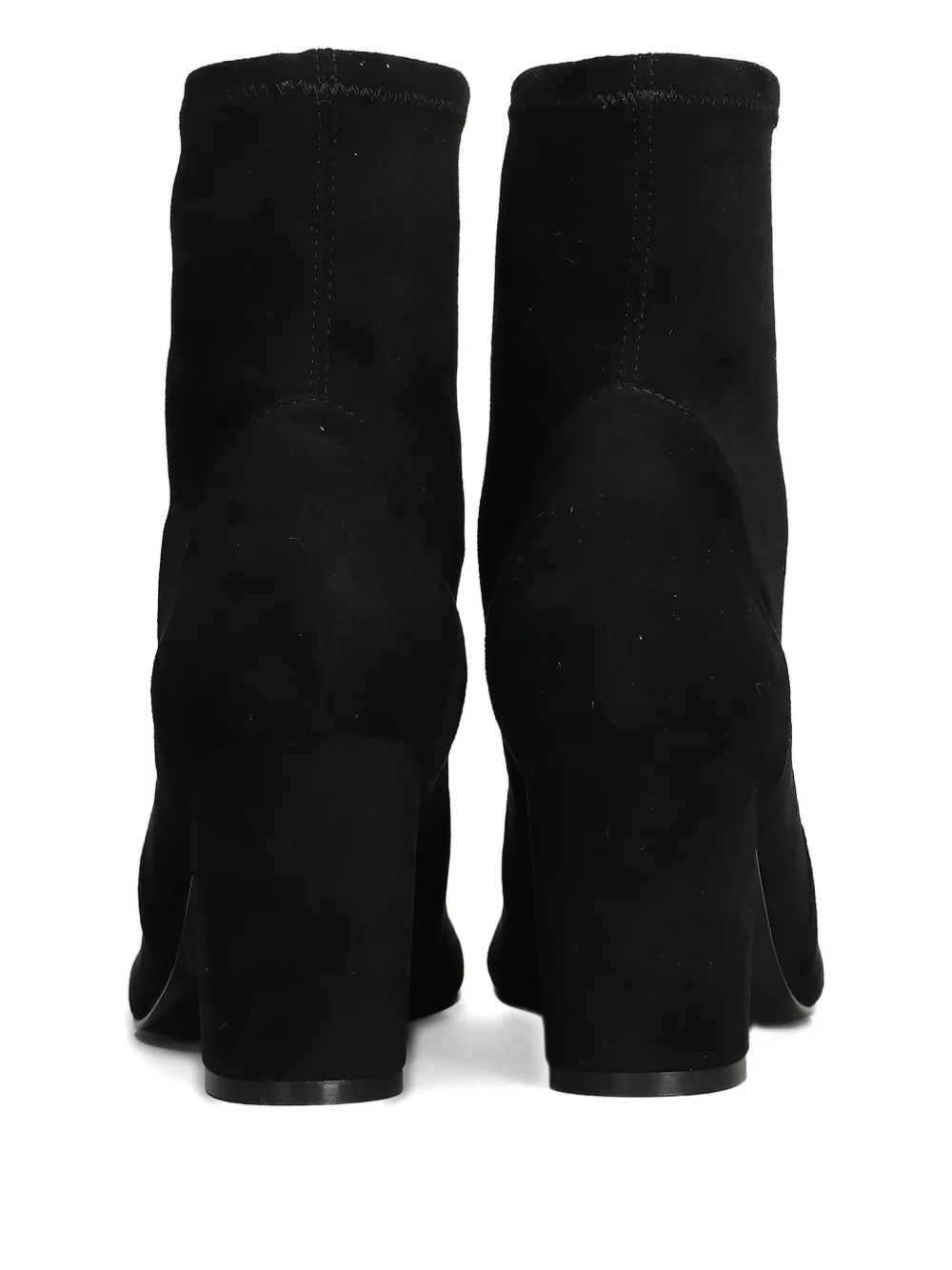 Bibi Lou Aster Block-heel Point Toe Boots In Black