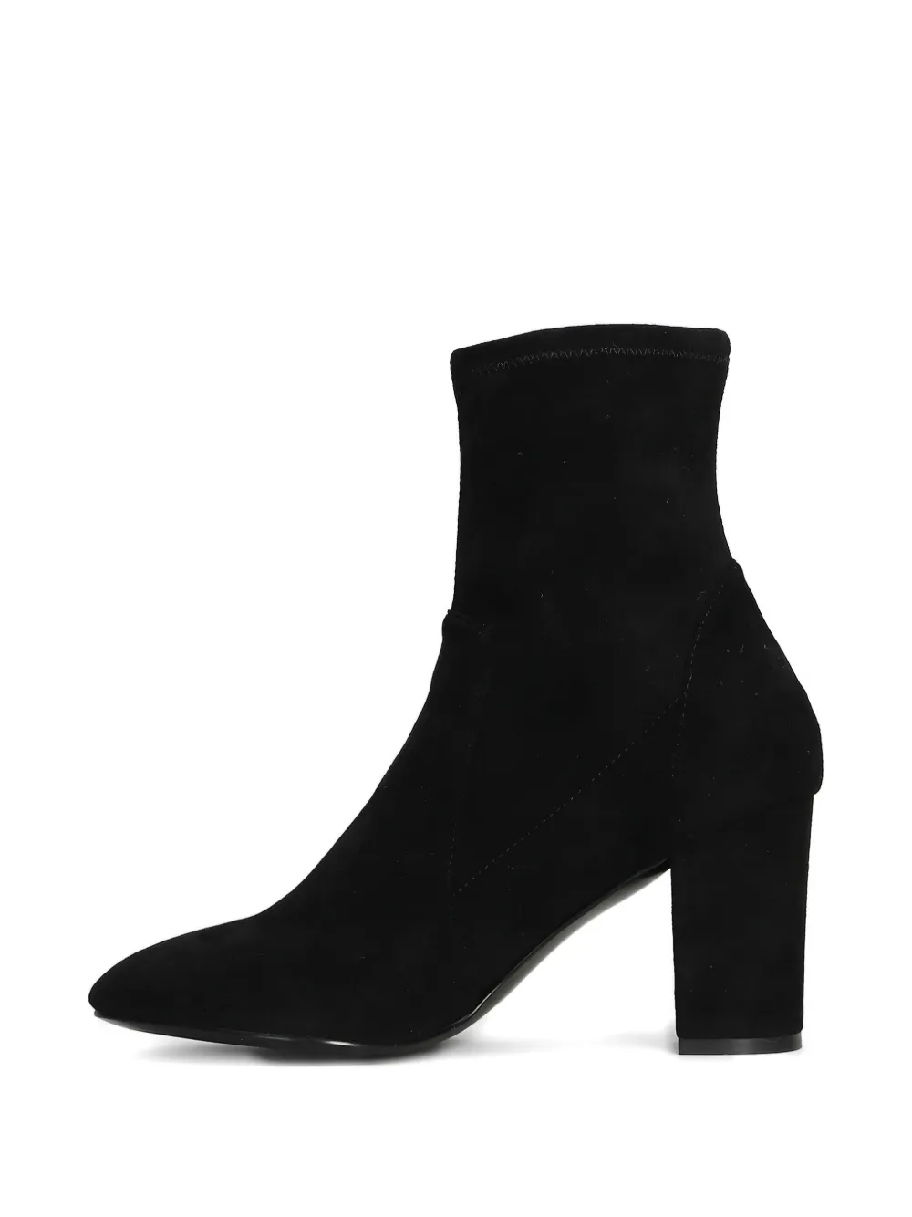 Bibi Lou Aster Block-heel Point Toe Boots In Black