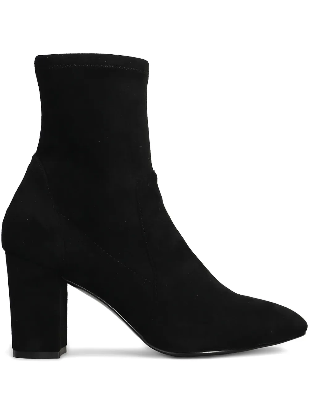 Bibi Lou Aster Block-heel Point Toe Boots In Black