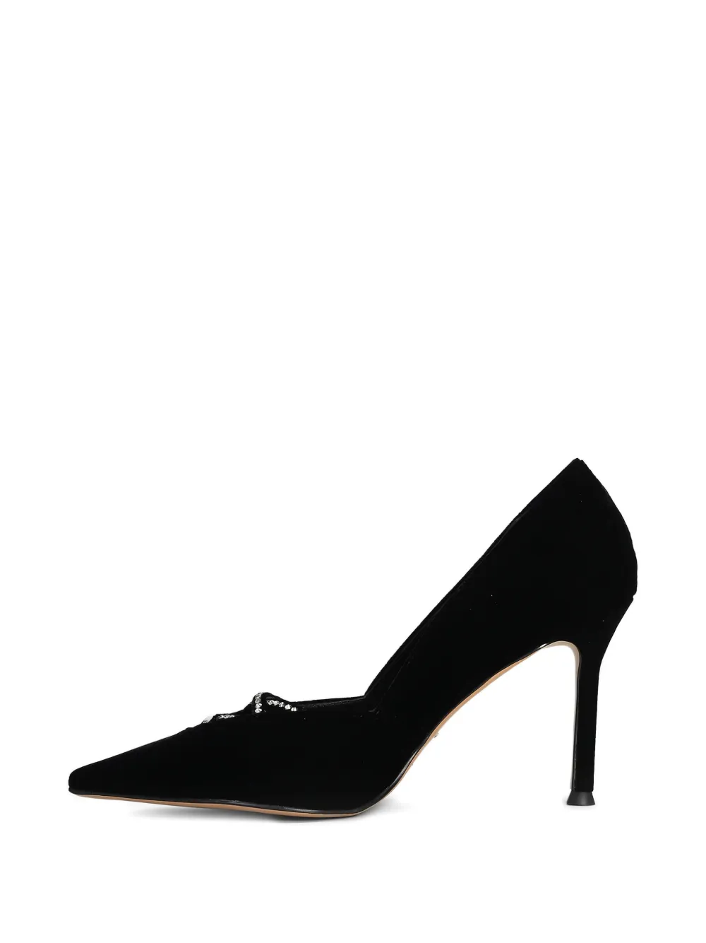 Lola Cruz 95mm Daurel Pointed-toe Pumps In Black