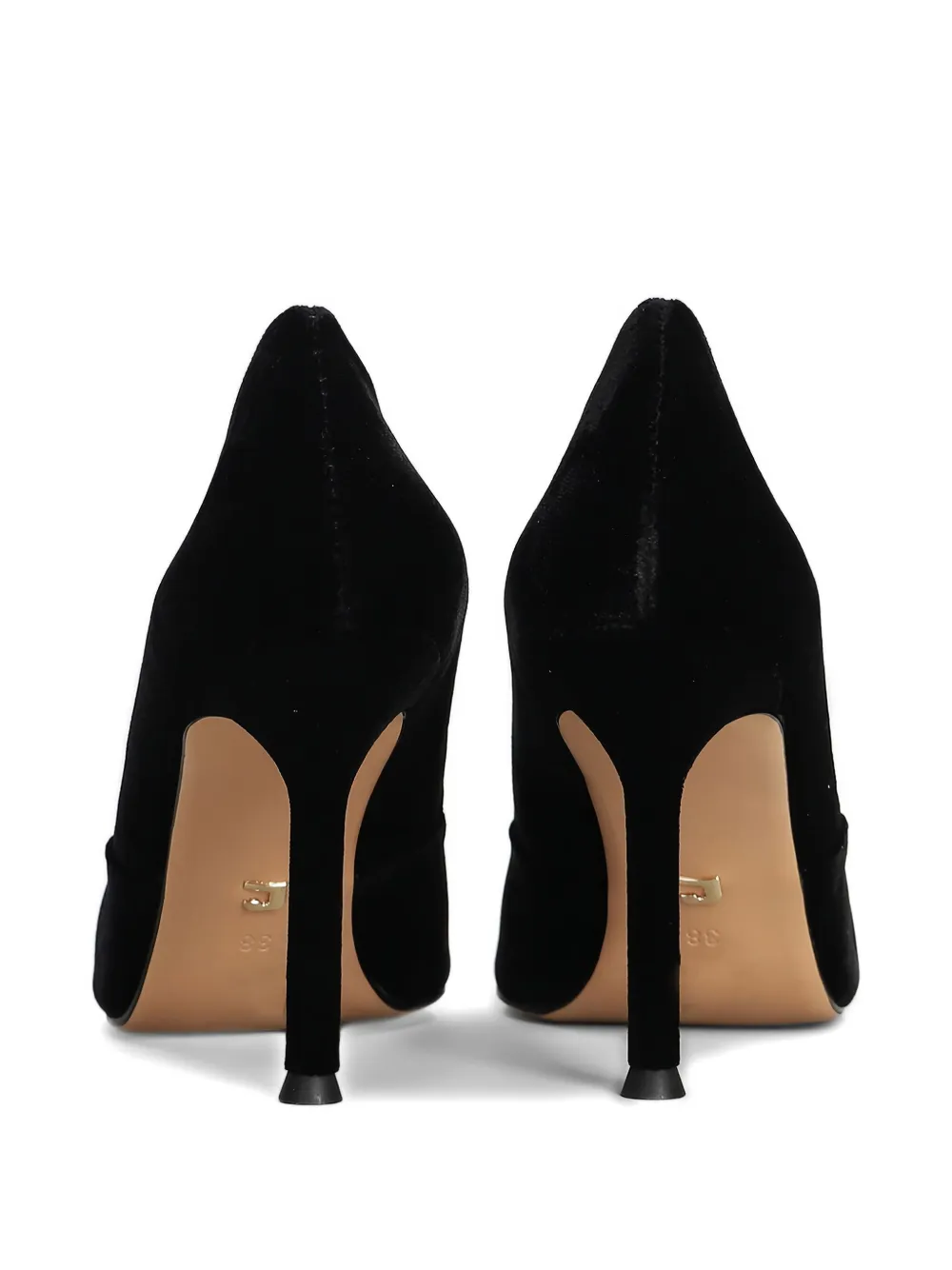 Lola Cruz 95mm Daurel Pointed-toe Pumps In Black