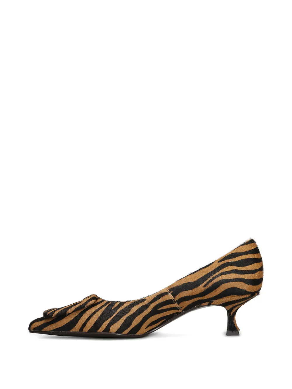 Bibi Lou Pumps met dierenprint en hak Bruin