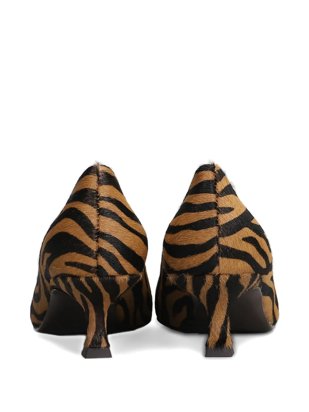 Bibi Lou Pumps met dierenprint en hak Bruin