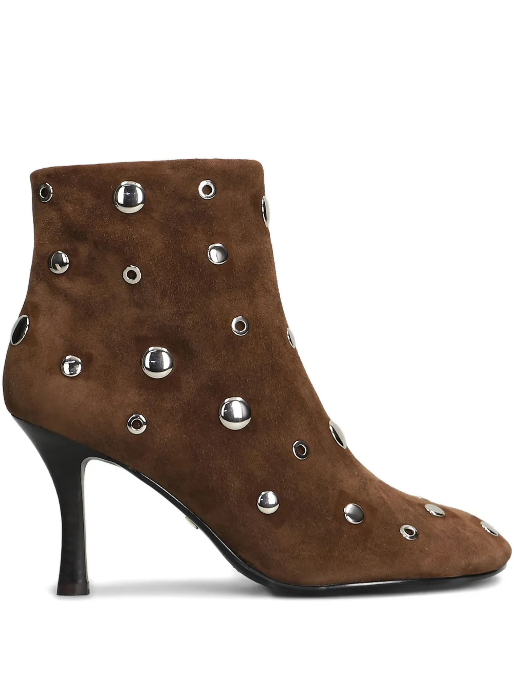 Lola Cruz Laarzen met studs Bruin