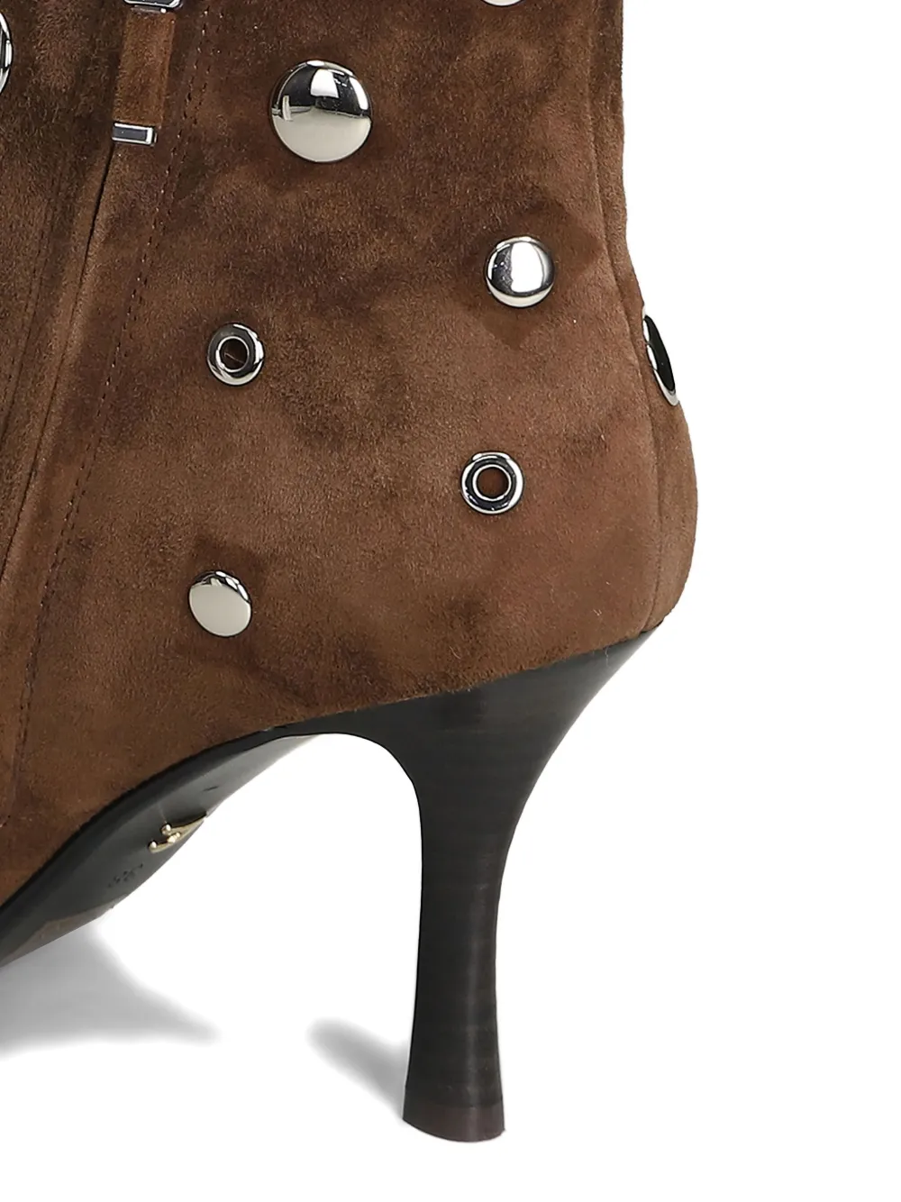 Lola Cruz Laarzen met studs Bruin