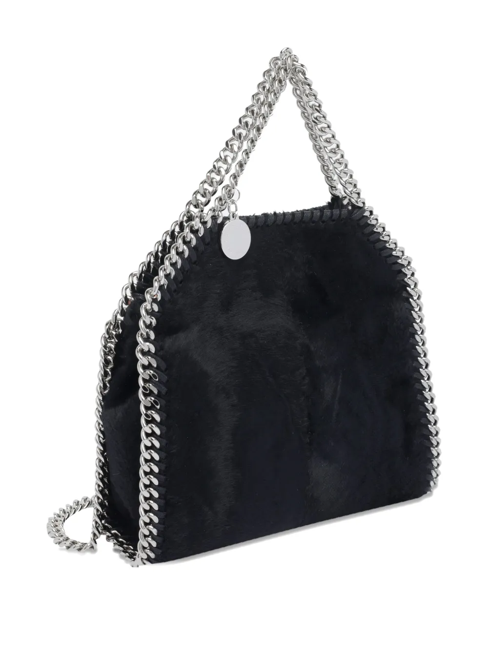 Stella McCartney Falabella shopper met ketting Zwart