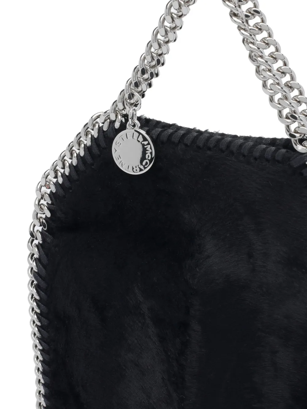 Stella McCartney Falabella shopper met ketting Zwart