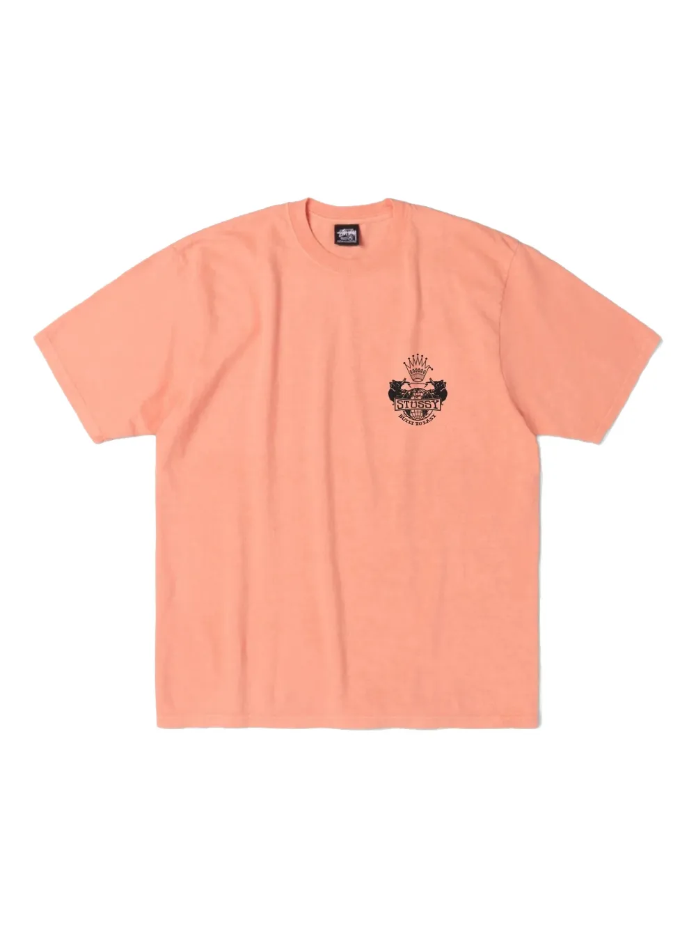 Stüssy graphic-print T-shirt - Arancione