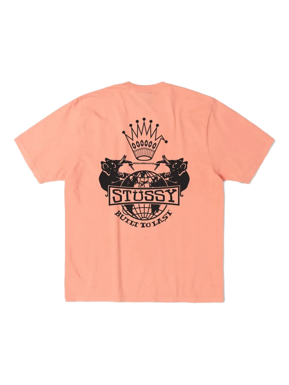 Stüssy graphic-print T-shirt - Oranje