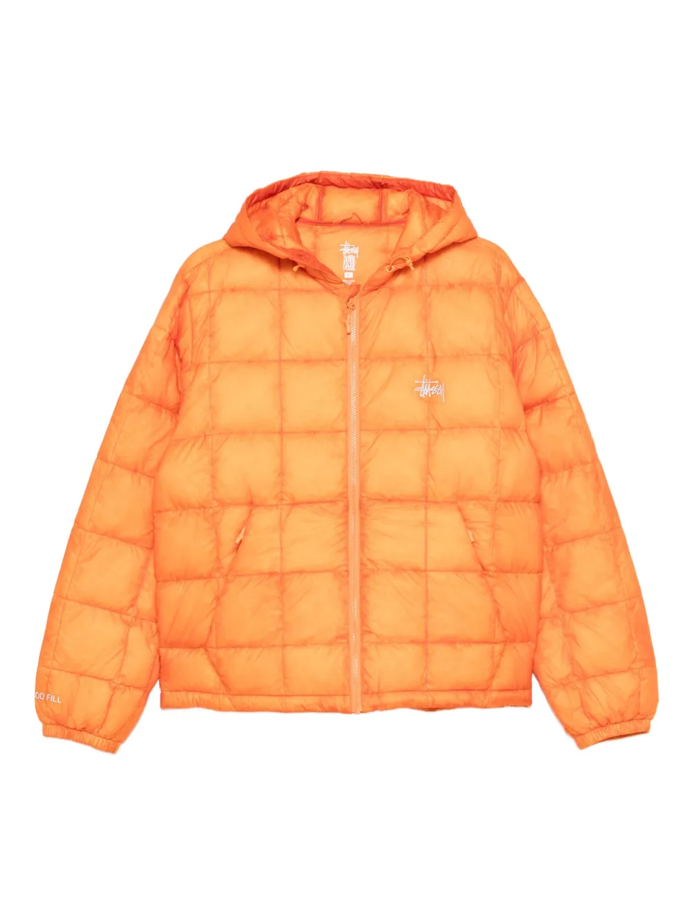 Stüssy chamarra capitonada con capucha | naranja | Image 1