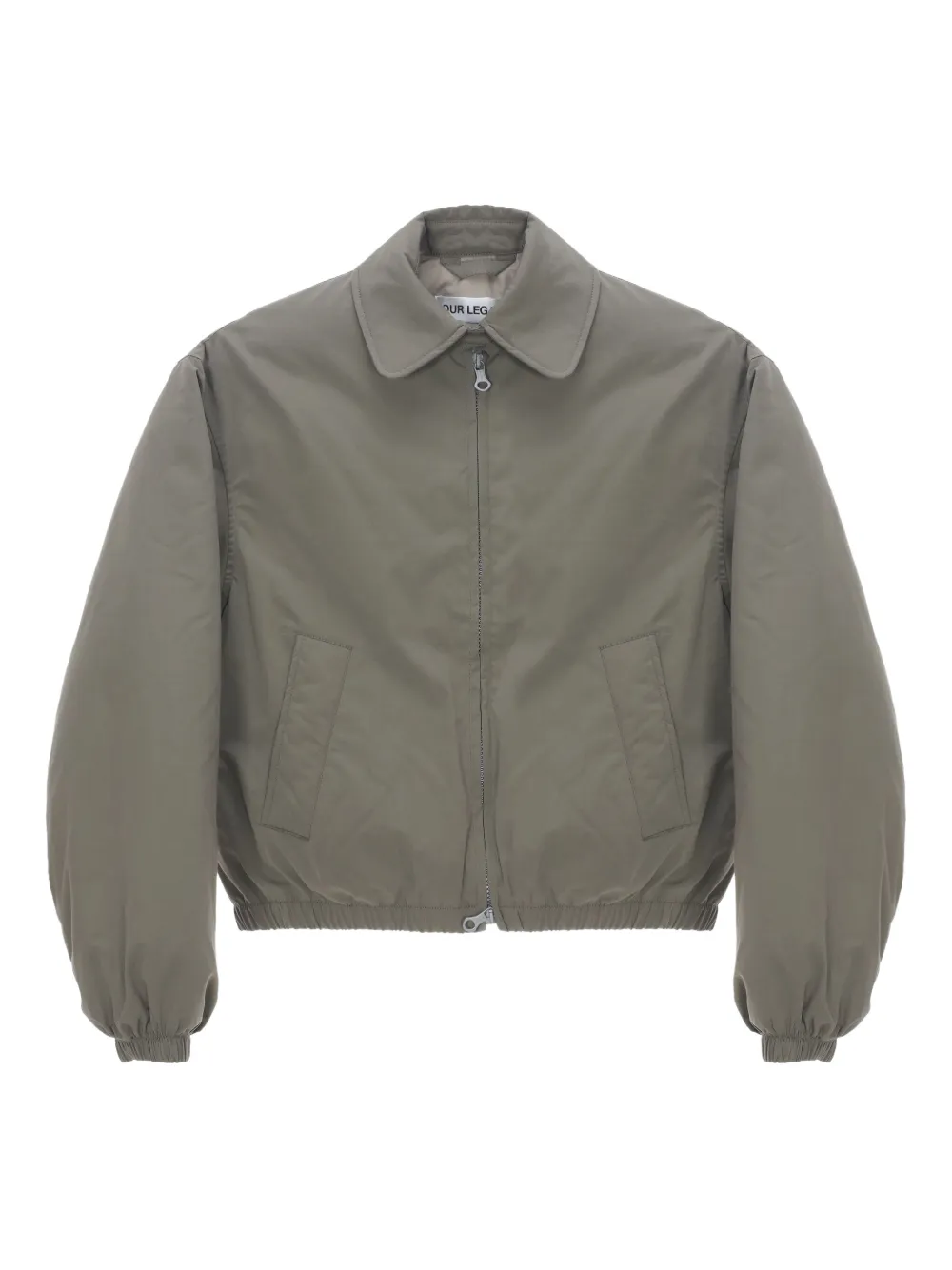 Our Legacy Zip-up Elasticated-cuff Jacket In Green