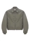 OUR LEGACY zip-up elasticated-cuff jacket - Green