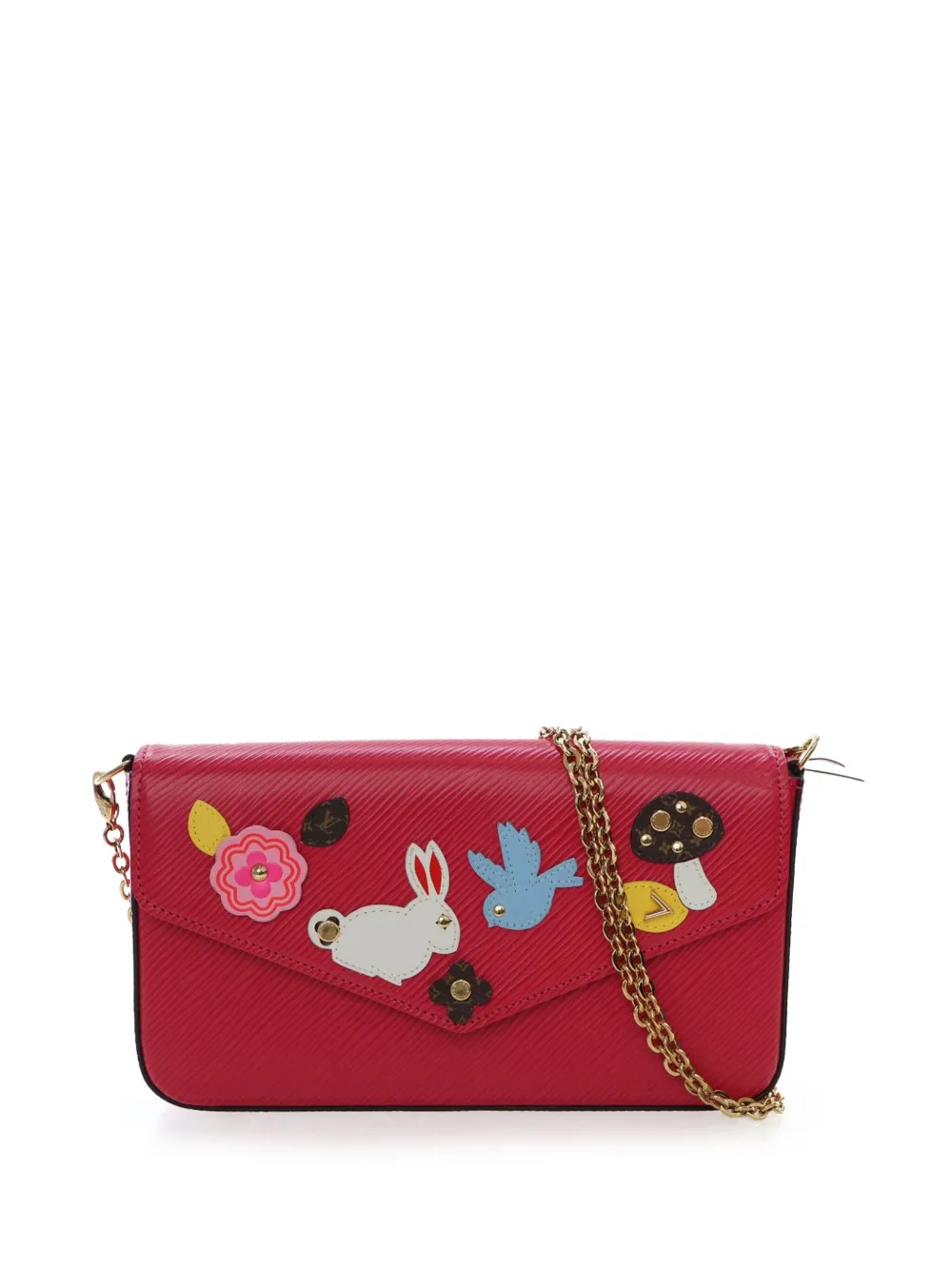 Louis Vuitton Pre-Owned 2018 Epi Pochette Felicie Patchwork crossbody bag | Pink | Image 1