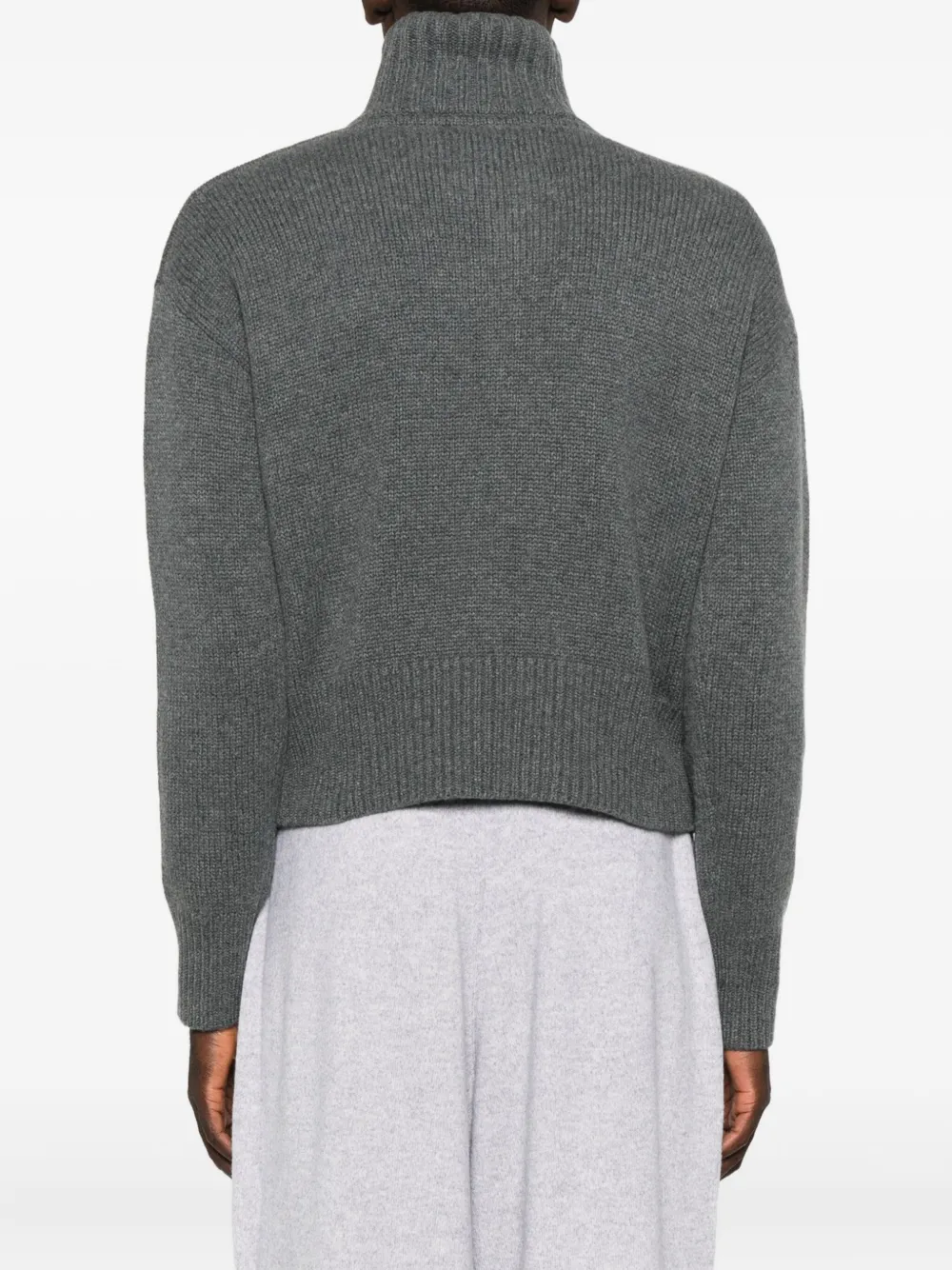 Extreme Cashmere Cashmere Zipped Cardigan In Gray