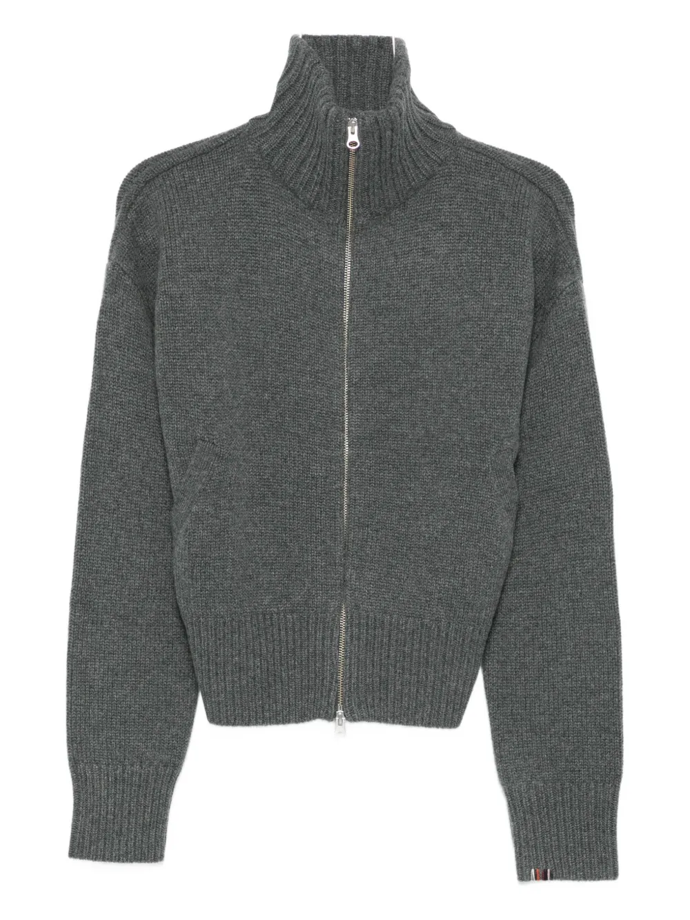 Extreme Cashmere Cashmere Zipped Cardigan In Gray