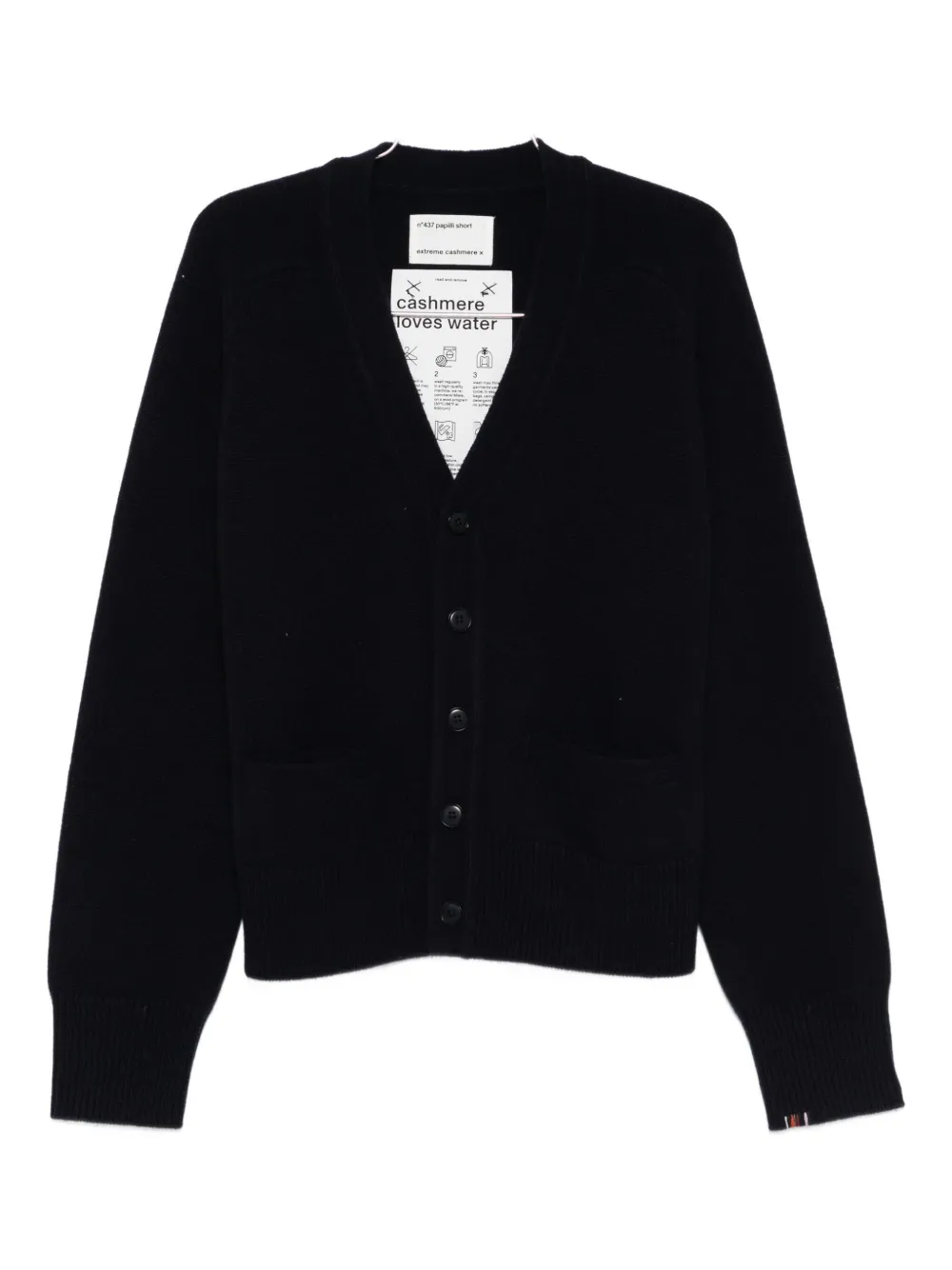 Extreme Cashmere V-neck Cardigan In Blue