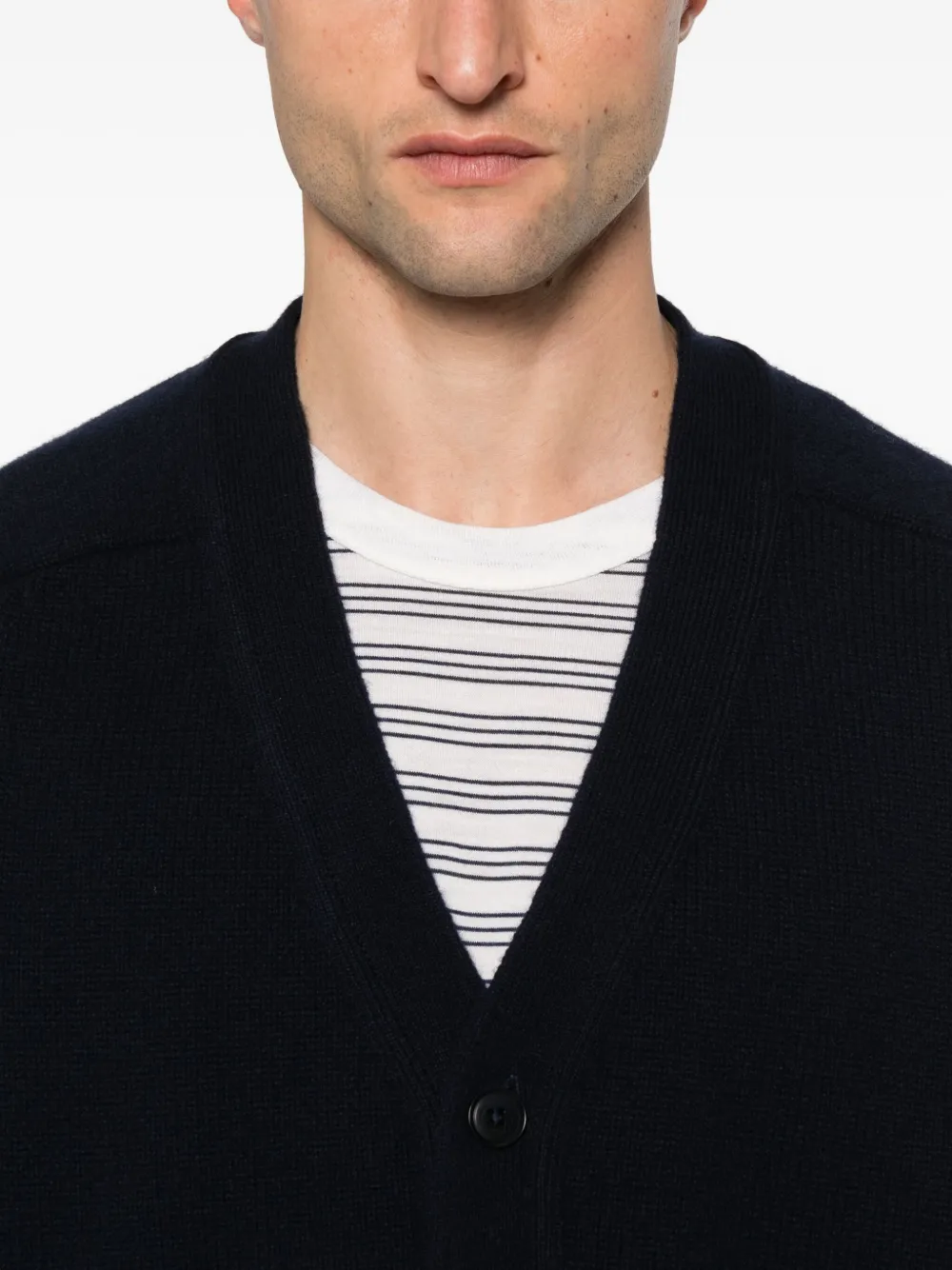Extreme Cashmere V-neck Cardigan In Blue
