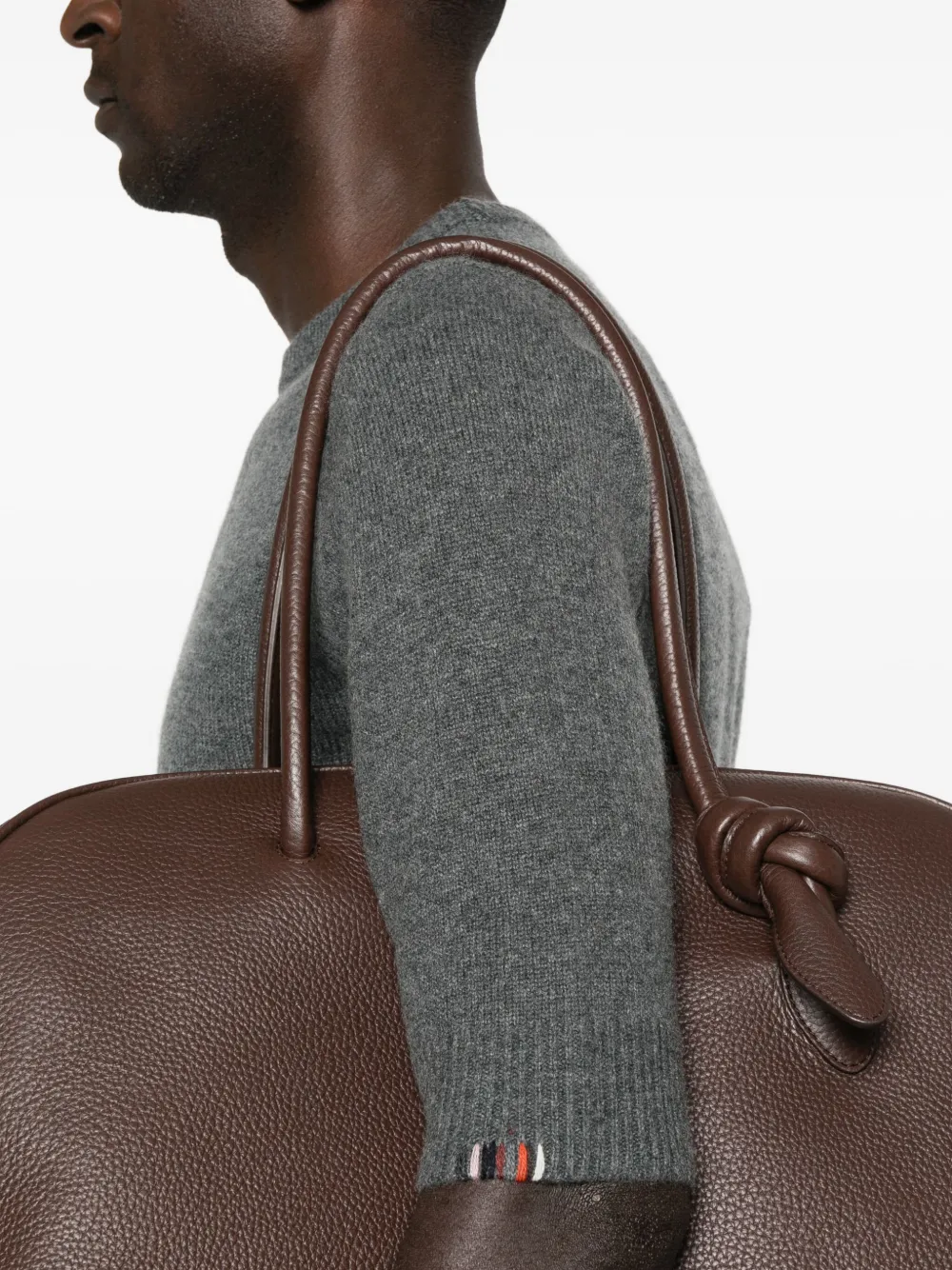 extreme cashmere Sweater met korte mouwen Grijs