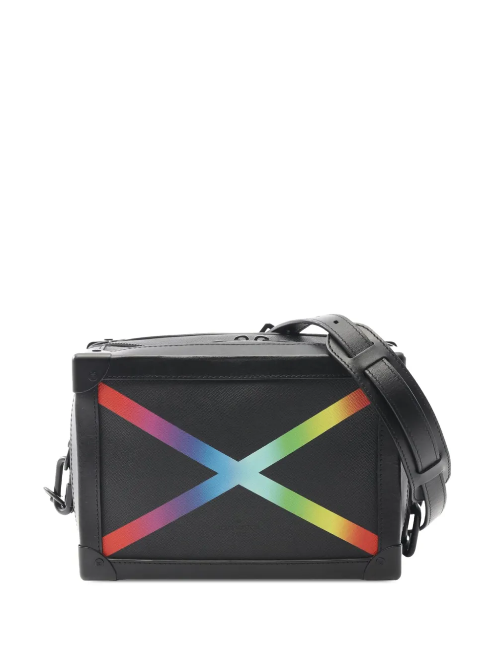 Louis Vuitton Pre-Owned 2019 Taiga Rainbow Soft Trunk crossbody bag - Louis Vuitton Pre-Owned 2019 Taiga Rainbow Soft Trunk crossbody bag -