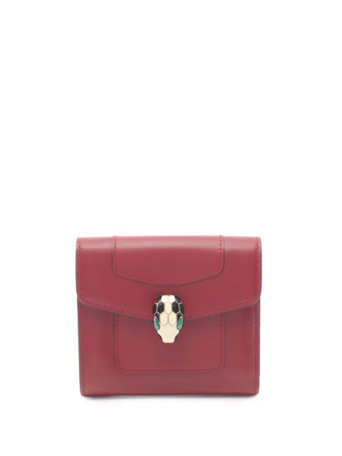 Bvlgari Pre-Owned 2000-2025 Leather Serpenti Forever Trifold Wallet small wallets
