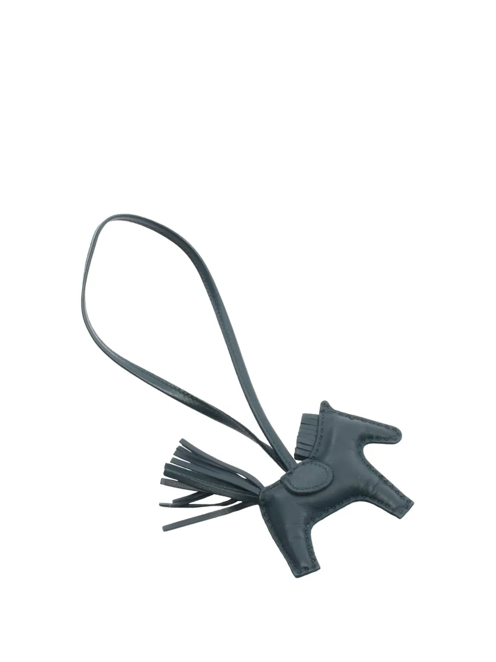Hermès Pre-Owned 2021 Milo Lambskin Grigri Rodeo Bag Charm PM key chain | Image 2