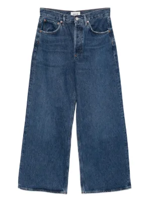 7 For All Mankind wide-leg Jeans | Blue | FARFETCH CA