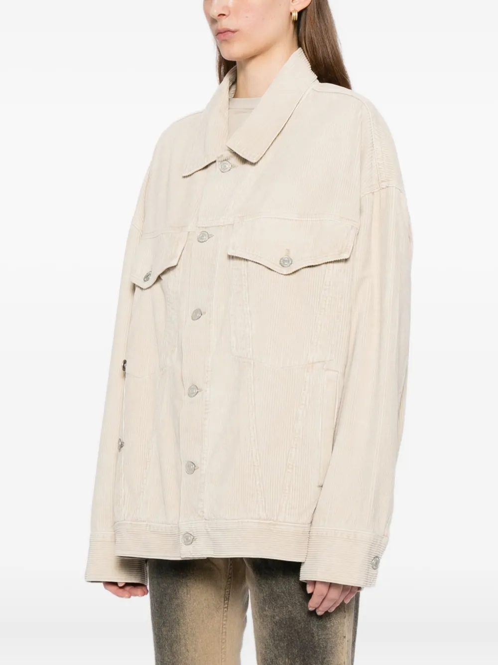 Agolde Reworked Wayne Jacket In Neutral