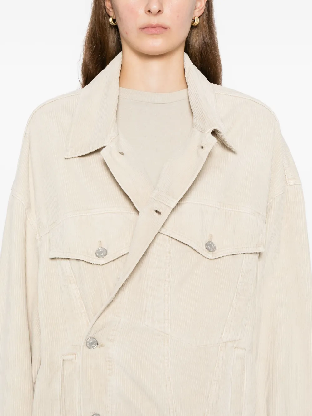 Agolde Reworked Wayne Jacket In Neutral