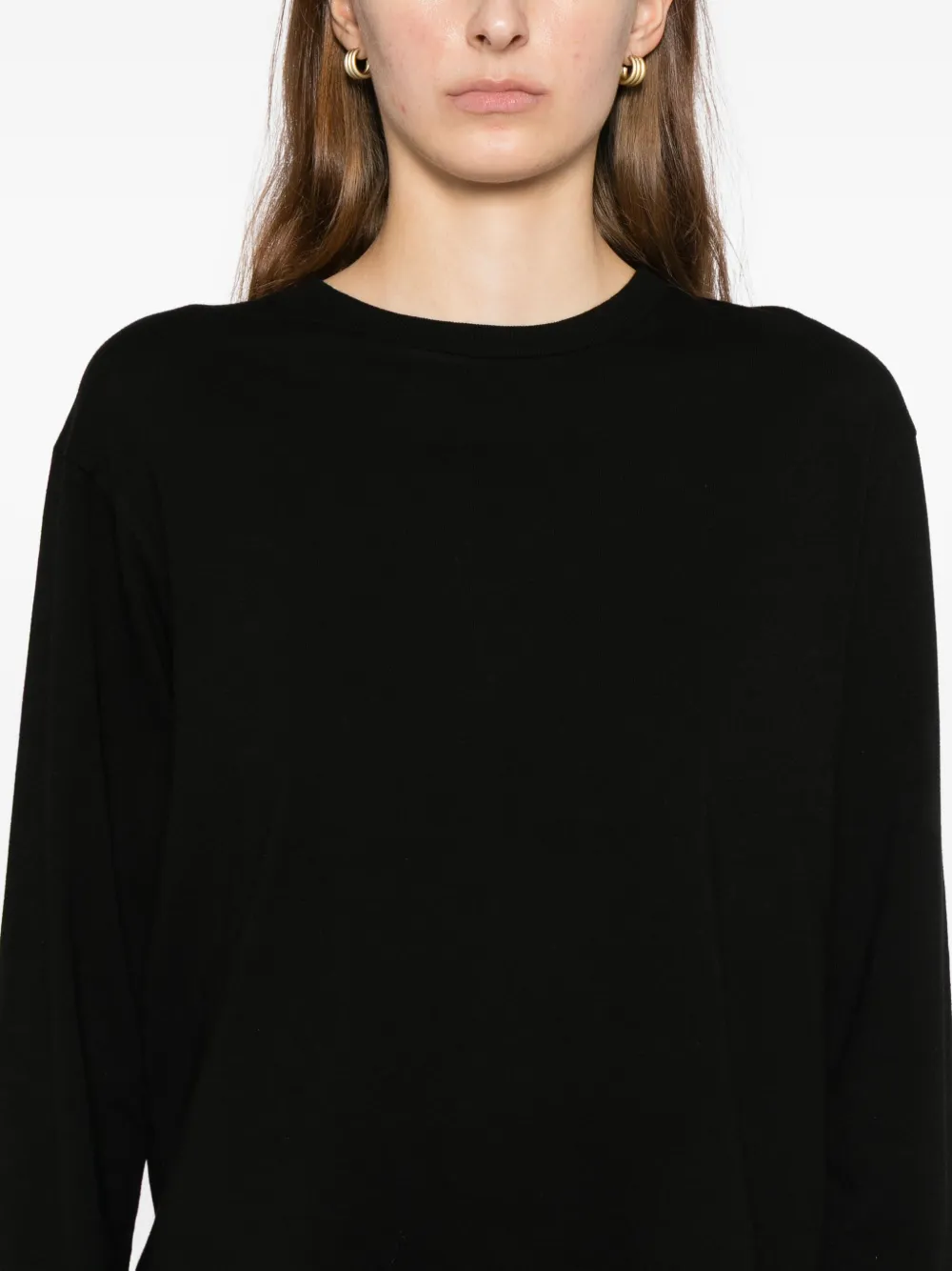 Agolde Cotton T-shirt In Black