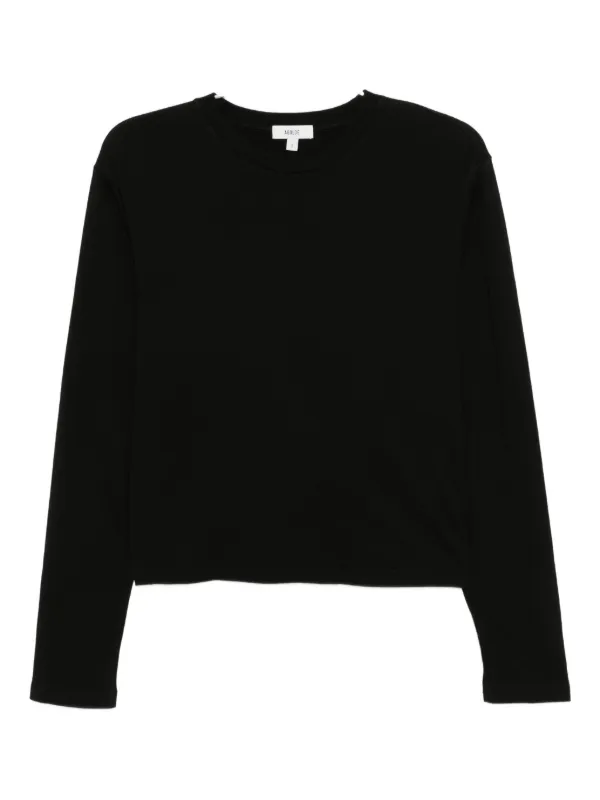 Agolde Sydney Long-sleeve T-shirt in Black