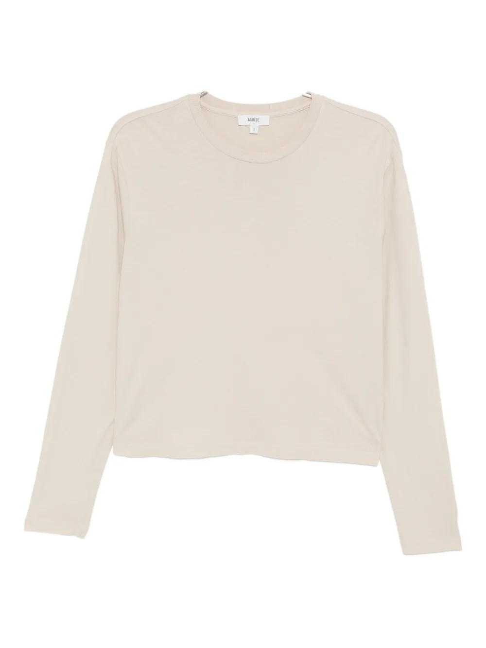 AGOLDE cotton  t-shirt | Neutrals | Image 1