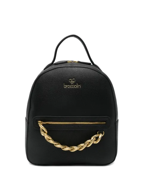 Braccialini chain-detail leather backpack