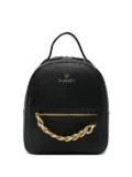 Braccialini chain-detail leather backpack - Black