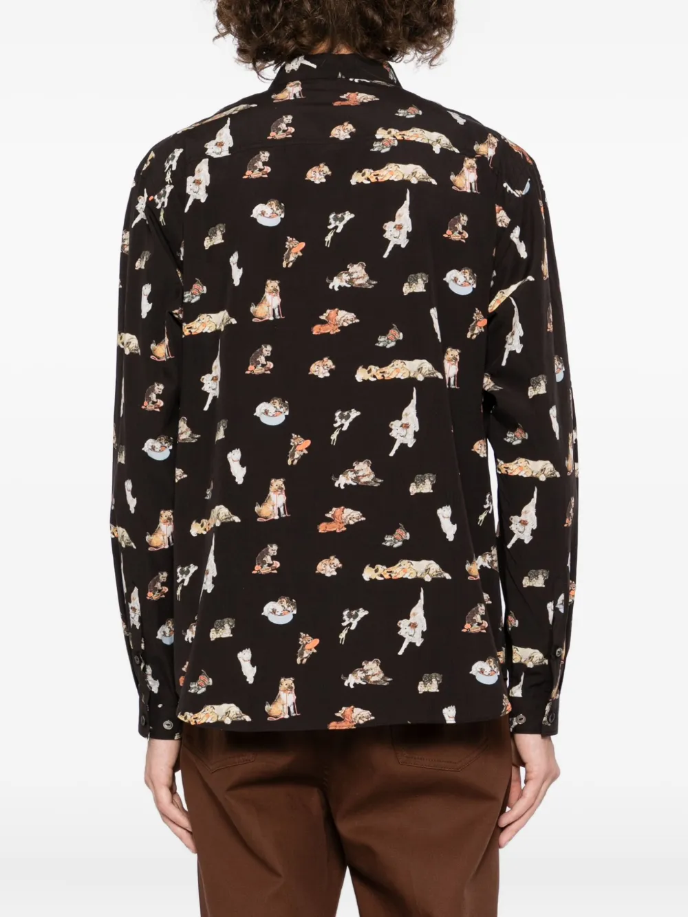 Undercover Graphic-print Shirt In Black