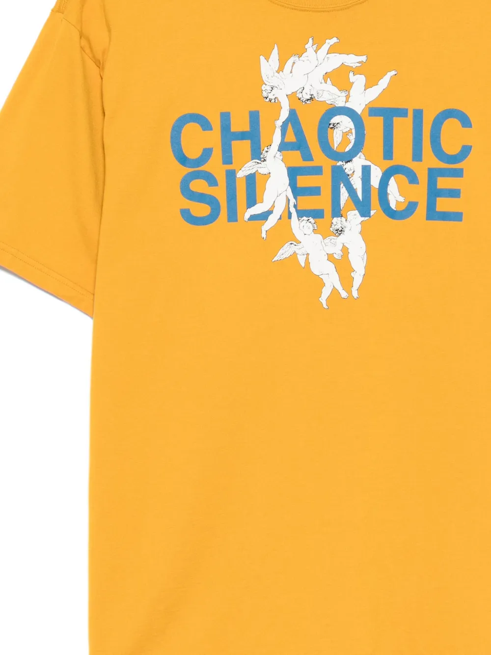 Undercover T-shirt met grafische print Geel