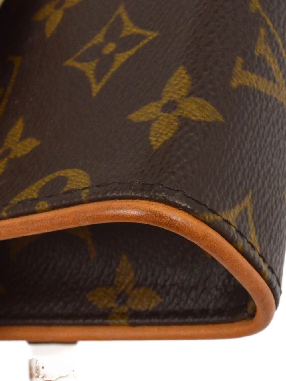 Pre-owned Louis Vuitton 2004 Pochette Florentine Belt Bag In Brown