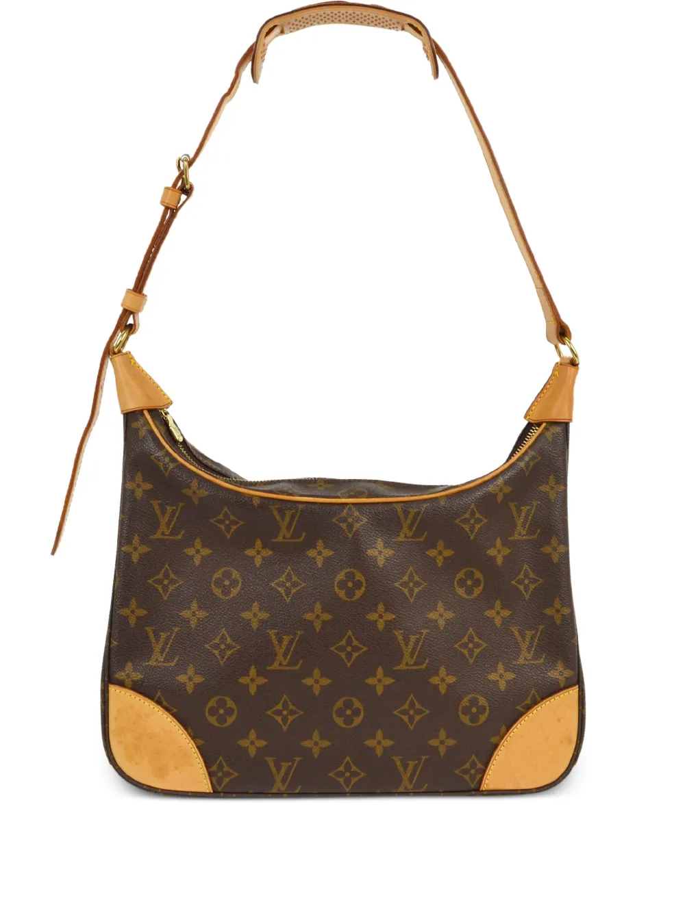 Pre-owned Louis Vuitton 2002 Boulogne 30 Shoulder Bag In Brown