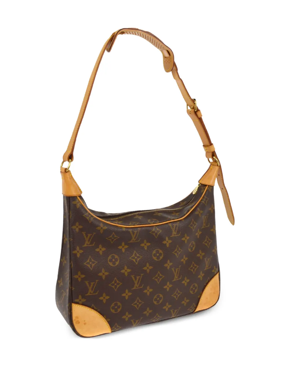 Pre-owned Louis Vuitton 2002 Boulogne 30 Shoulder Bag In Brown