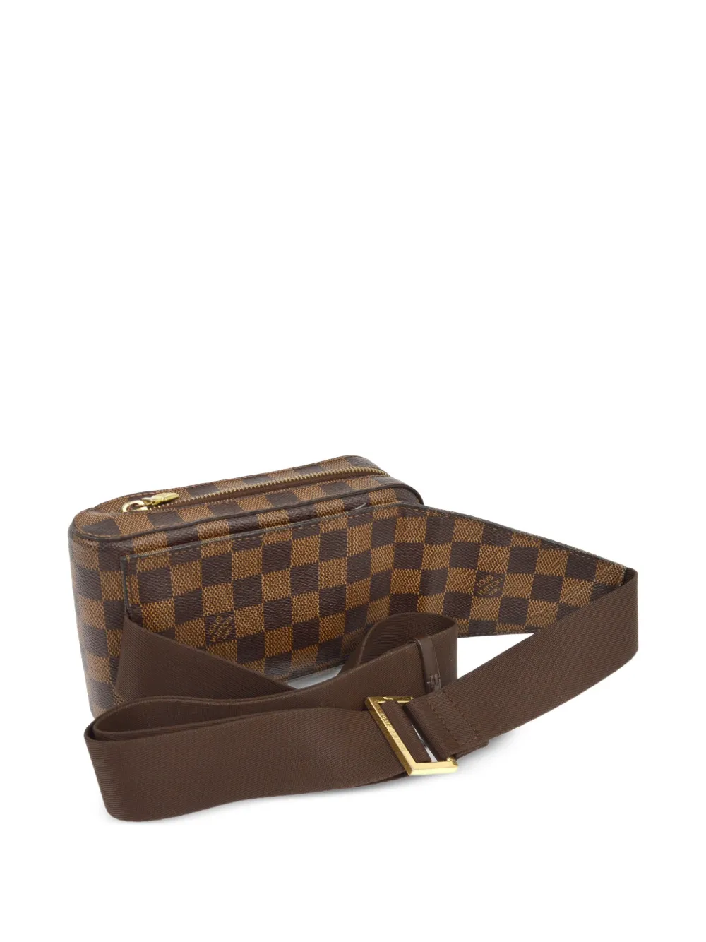 Pre-owned Louis Vuitton 2016 Geronimos Belt Bag In Brown