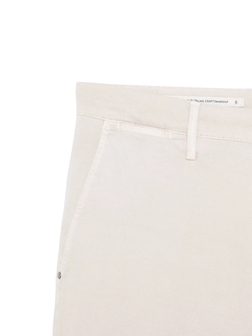 Jacob Cohën Ben broek met toelopende pijpen Wit