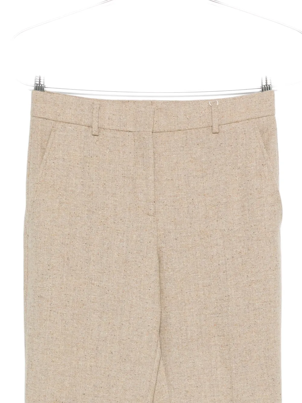 Incotex Concealed-fastening Trousers In Neutral