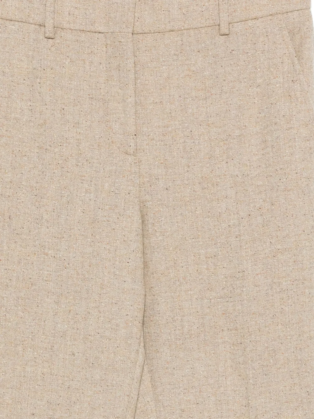 Incotex Broek met verborgen sluiting Beige