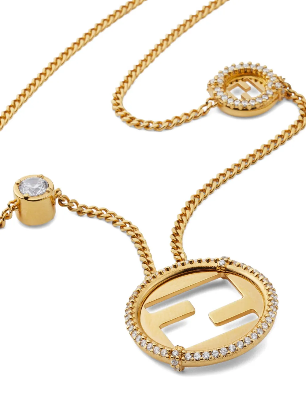 FENDI Ever Round necklace - Goud