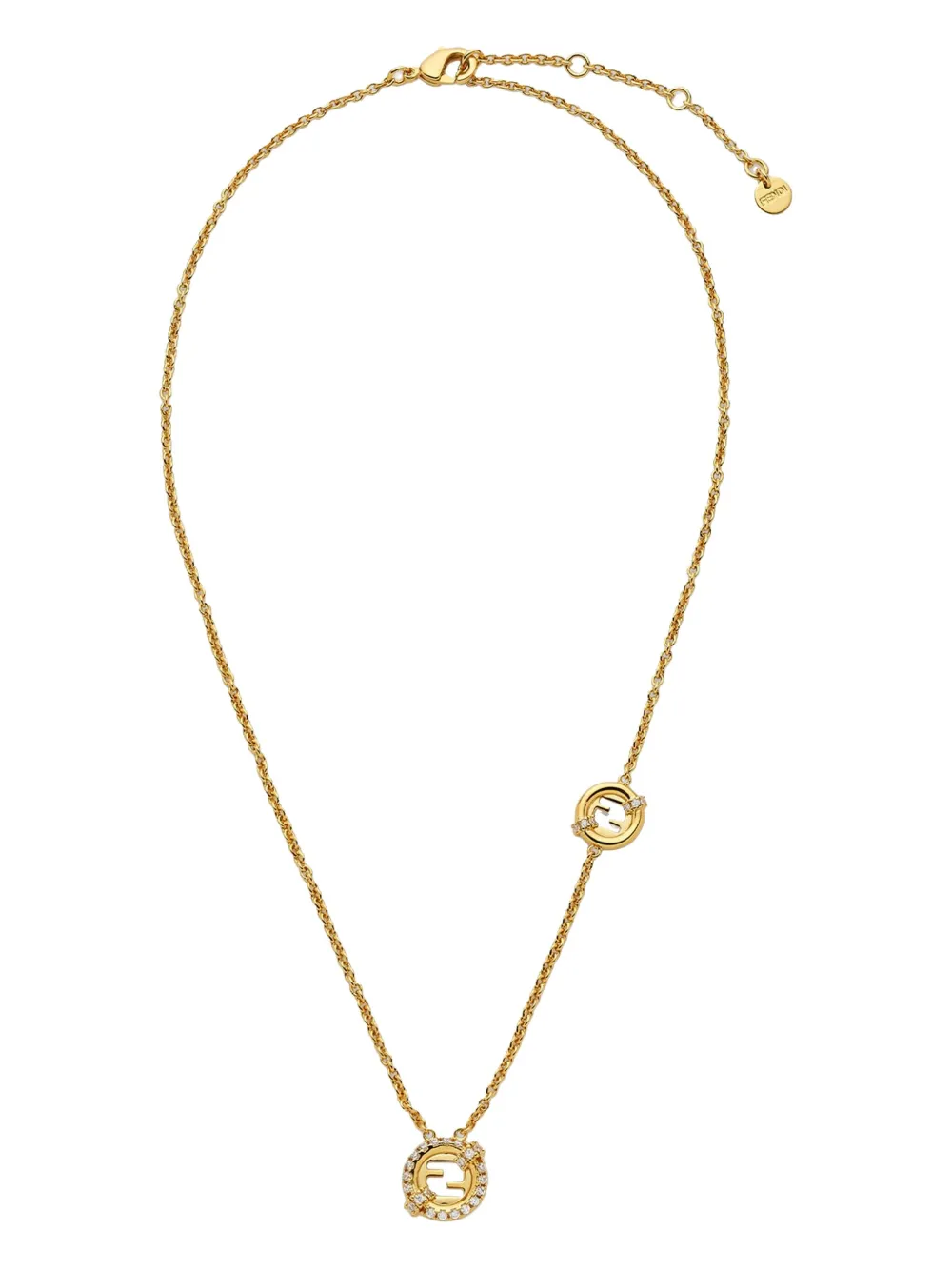 FENDI Ever Round necklace - Oro