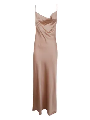 brown and white swirl dress JOAH BROWN Cowl Back Mini Dress | Grey Modal