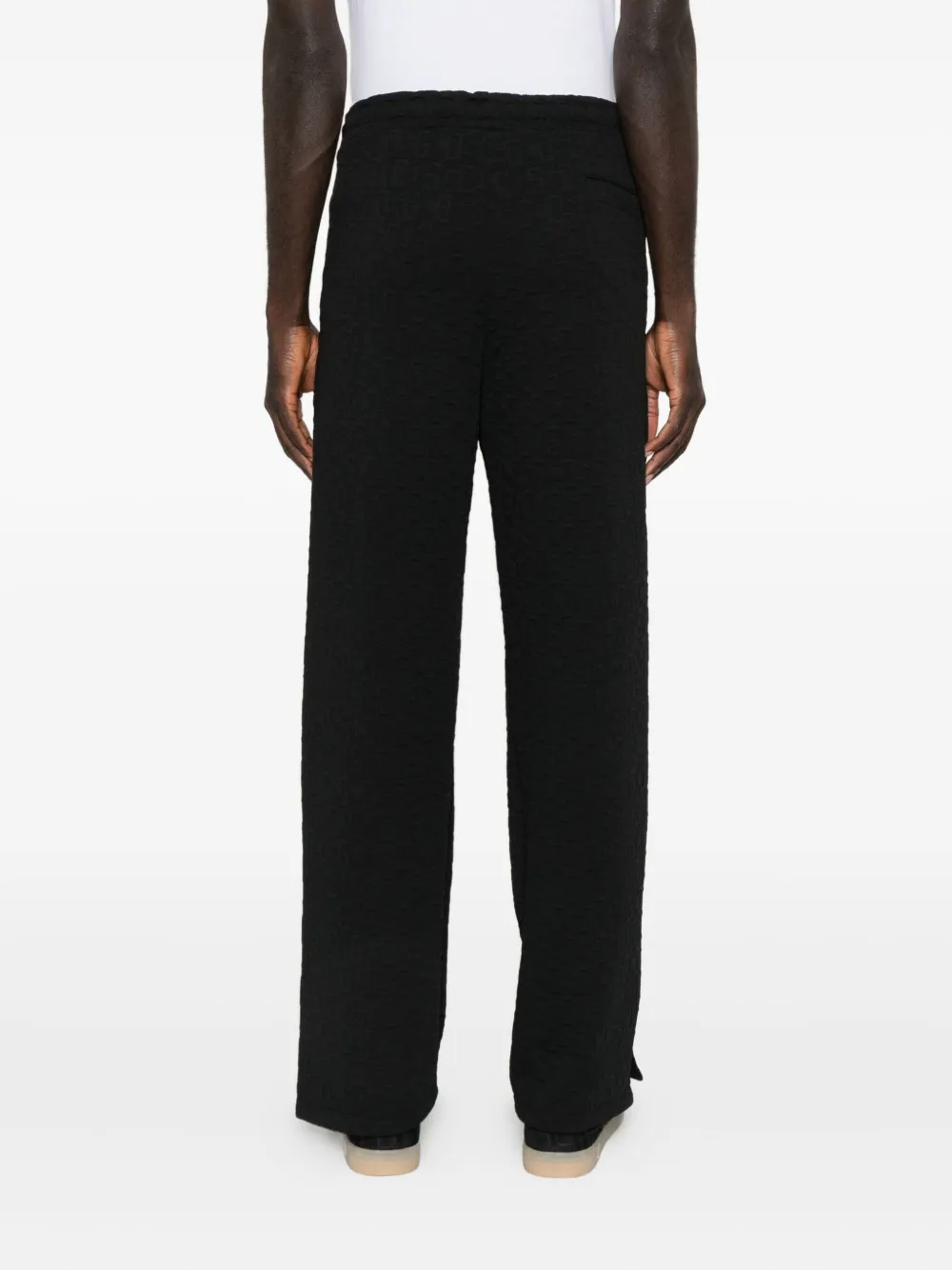 GCDS Katoenen broek Zwart