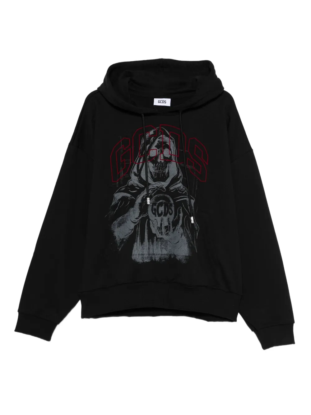 GCDS hoodie con estampado gráfico | negro | Image 1