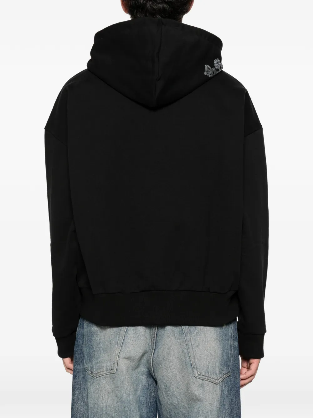 GCDS Hoodie met print Zwart